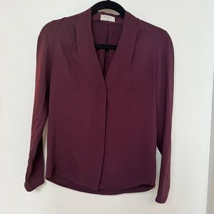 Babaton Burgundy Blouse